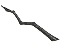 RÓŻDZKA CZARODZIEJA MAGA 36cm PIORUN