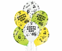 BALONY URODZINOWE NA PRZYJĘCIE GRACZA 6szt