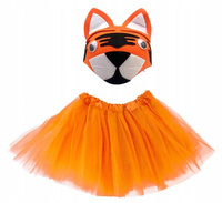 STRÓJ TYGRYS CZAPKA FILCOWA + SPÓDNICZKA TUTU
