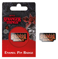 PRZYPINKA METALOWA STRANGER THINGS LOGO