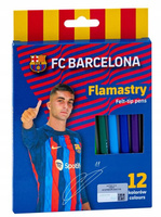 FLAMASTRY MAZAKI FC BARCELONA BARCA 12 KOLORÓW ASTRA