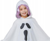 STRÓJ DUCH DUSZEK PONCZO BIAŁE DLA DZIECI GHOST HALLOWEEN + RĘKAWICZKI