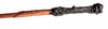 STRÓJ RÓŻDŻKA 44cm PELERYNA 80cm + NASZYWKA DOMU HARRY POTTER 1SZT