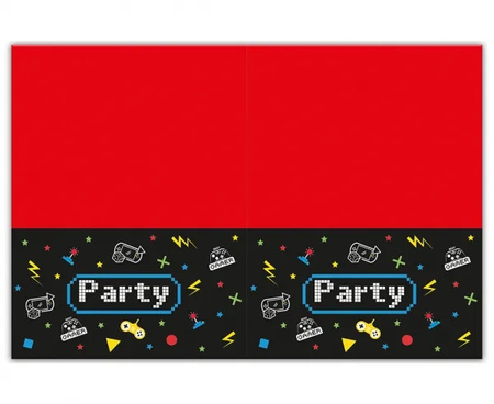 OBRUS PLASTIKOWY FOLIOWY GAMER PARTY 120x180cm