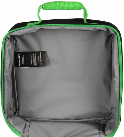 TORBA TERMICZNA MINECRAFT CREEPER ŚNIADANIÓWKA LUNCH BAG ASTRA