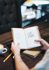 SKÓRZANY NOTES HARRY POTTER SLYTHERIN PAMIĘTNIK NOTATNIK