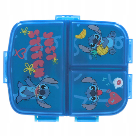 LILO i STITCH BIDON Z RURKĄ + POJEMNIK LUNCHBOX ŚNIADANIÓWKA XL STICH