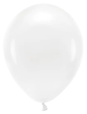 BALONY 30cm BIAŁE PASTELOWE ŚLUB KOMUNIA 10szt