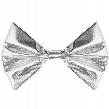 SREBRNA MUCHA MUSZKA METALICZNA DO STROJU DISCO PARTY