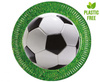 TALERZYKI PAPIEROWE PIŁKA FOOTBALL 8 SZT