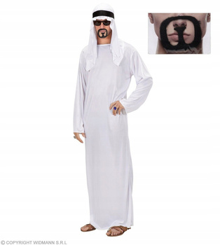 STRÓJ ARABA SZEJKA + WĄSY ARAB SHEIKH SZEJK ARABSKI R. M