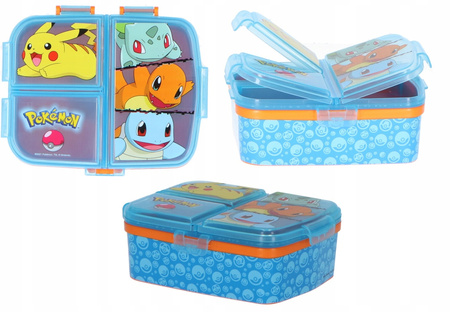 Zestaw Śniadaniówka + Bidon Pokémon XL do szkoły dla dziecka
