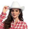 KAPELUSZ KOWBOJSKI BIAŁY KOWBOJ KOWBOJKA RODEO TEXAS