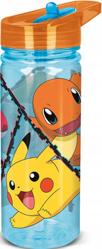 Bidon POKEMON Butelka dla dziecka do szkoły z rurką 580ML ECOZEN BPA FREE