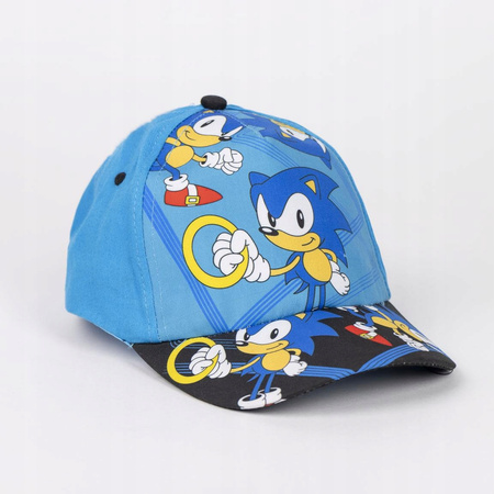 ZESTAW DLA DZIECKA OKULARY PRZECIWSŁONECZNE + CZAPKA Z DASZKIEM SONIC RING