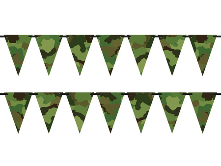 BANER WISZĄCY FLAGA MORO GIRLANDA 5M IMPREZA WOJSKO