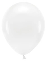 BALONY 30cm BIAŁE PASTELOWE ŚLUB KOMUNIA 10szt