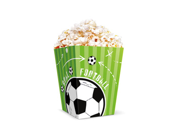 PUDEŁKA NA POPCORN PIŁKA NOŻNA 6 SZT KICKER FOOTBALL