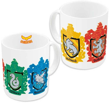 KUBEK HARRY POTTER 325ml CERAMICZNY 4 DOMY