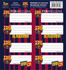 NAKLEJKI NA ZESZYT FC BARCELONA 8 szt