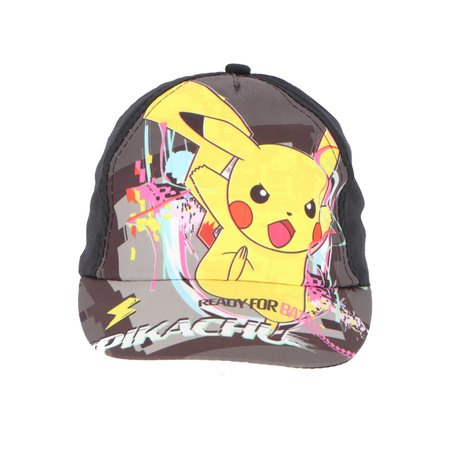 CZAPKA DASZKIEM POKEMON PIKACHU 54 CZARNA