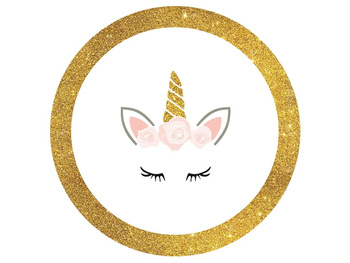 TALERZYKI URODZINOWE PIĘKNY JEDNOROŻEC 6 SZT