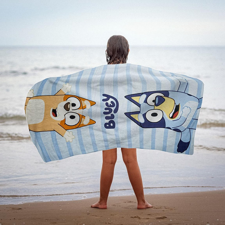 PIESEK BLUEY RĘCZNIK KĄPIELOWY CZAPKA WOREK ZESTAW PLAŻOWY