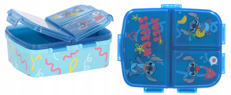 STITCH BIDON Z RURKĄ RÓŻOWY + POJEMNIK LUNCHBOX ŚNIADANIÓWKA XL STICH