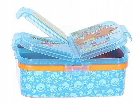 Śniadaniówka Pokémon XL – lunchbox z przegrodami do szkoły dla dziecka