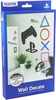 PLAYSTATION NAKLEJKI NA ŚCIANE MATOWE XL 21szt (4 ARKUSZE 23x44cm)