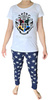 PIŻAMA DAMSKA HARRY POTTER HOGWARTS BLUE L