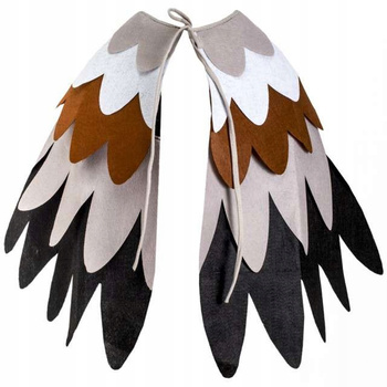 SKRZYDŁA GOŁĄB WRÓBEL STRÓJ PRZEBRANIE PELERYNA PTAK SOWA KOSTIUM