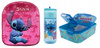 PLECAK BIDON + ŚNIADANIÓWKA Z PRZEGRODAMI STITCH STICZ ZESTAW DO SZKOŁY WZ1