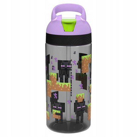 ŚNIADANIÓWKA XL Z PRZEGRODAMI + BIDON MINECRAFT ENDERMAN 560ml BEZ BPA