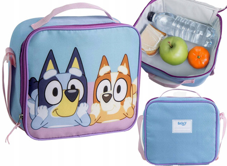 TORBA SZKOLNA ŚNIADANIÓWKA BLUEY BINGO LUNCH BAG NA RAMIE NA WYCIECZKĘ