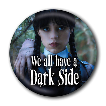 PRZYPINKA WEDNESDAY DARK SIDE 2,5cm