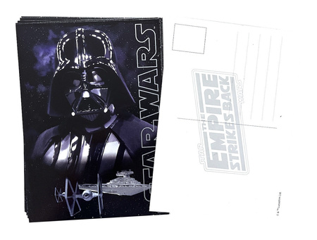 POCZTÓWKI OBRAZKI STAR WARS GWIEZDNE WOJNY 12szt