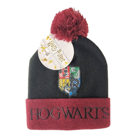 CZAPKA HARRY POTTER HOGWARTS Z HERBEM