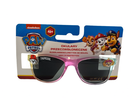 DZIECIĘCE OKULARY SŁONECZNE PAW PSI PATROL UV 400
