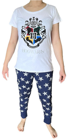 PIŻAMA DAMSKA HARRY POTTER HOGWARTS BLUE L