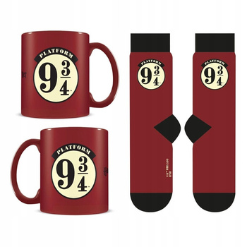 ZESTAW PREZENTOWY HARRY POTTER PERON 9 3/4 KUBEK + SKARPETKI
