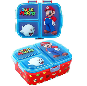 ŚNIADANIÓWKA LUNCHBOX SUPER MARIO XL Z PRZEGRODAMI