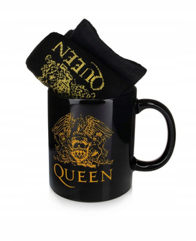 ZESTAW PREZENTOWY QUEEN KUBEK CERAMICZNY 315 ML + SKARPETKI ORYGINALNY