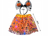 STRÓJ WIEDŹMA CZAROWNICA TUTU SPÓDNICZKA + OPASKA DYNIA HALLOWEEN PAJĄK