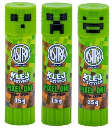 KLEJ SZKOLNY W SZTYFCIE ASTRA PIXEL ONE 15g CREEPER PIKSEL - 1 SZT