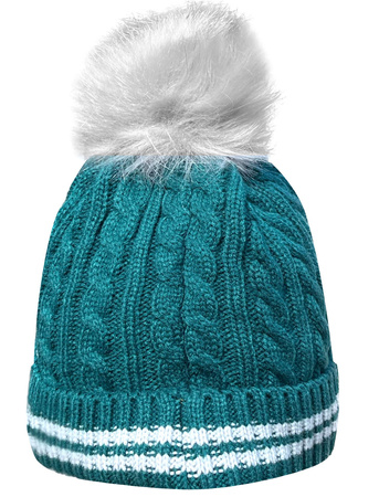CZAPKA HARRY POTTER SLYTHERIN POMPON
