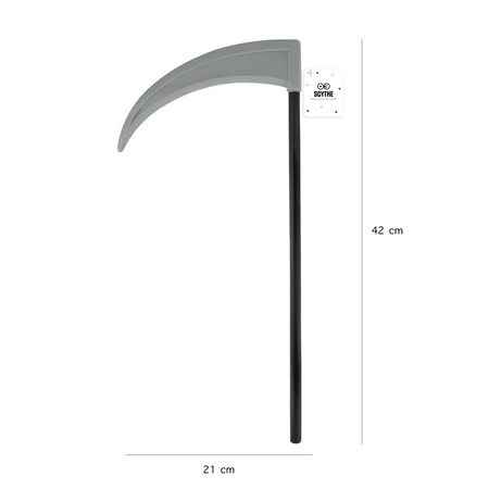 KOSA DO STROJU ŚMIERĆ KOSTUCHA DLA DZIECI 42cm