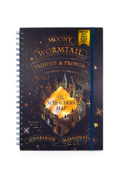 HARRY POTTER NOTES A4 MARAUDERS MAPA HUNCWOTÓW