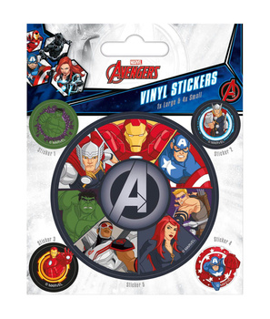 NAKLEJKI MARVEL AVENGERS HULK KAPITAN AMERYKA