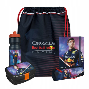 WYPRAWKA SZKOLNA FANA F1 RED BULL VERSTAPPEN WOREK NOTES BIDON ŚNIADANIÓWKA